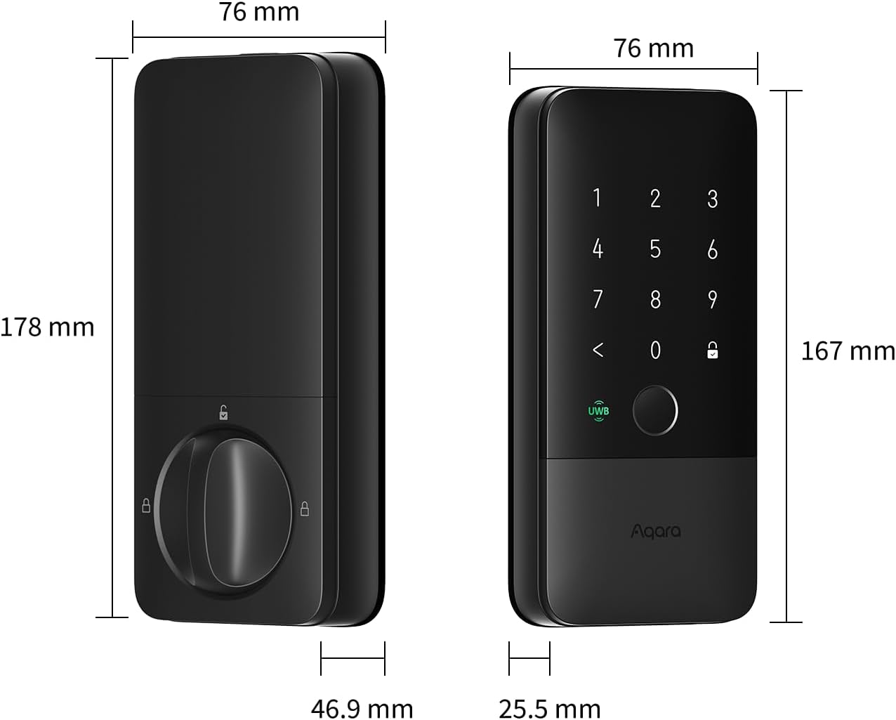 Smart Door Lock · UWB hands-free unlock · U400