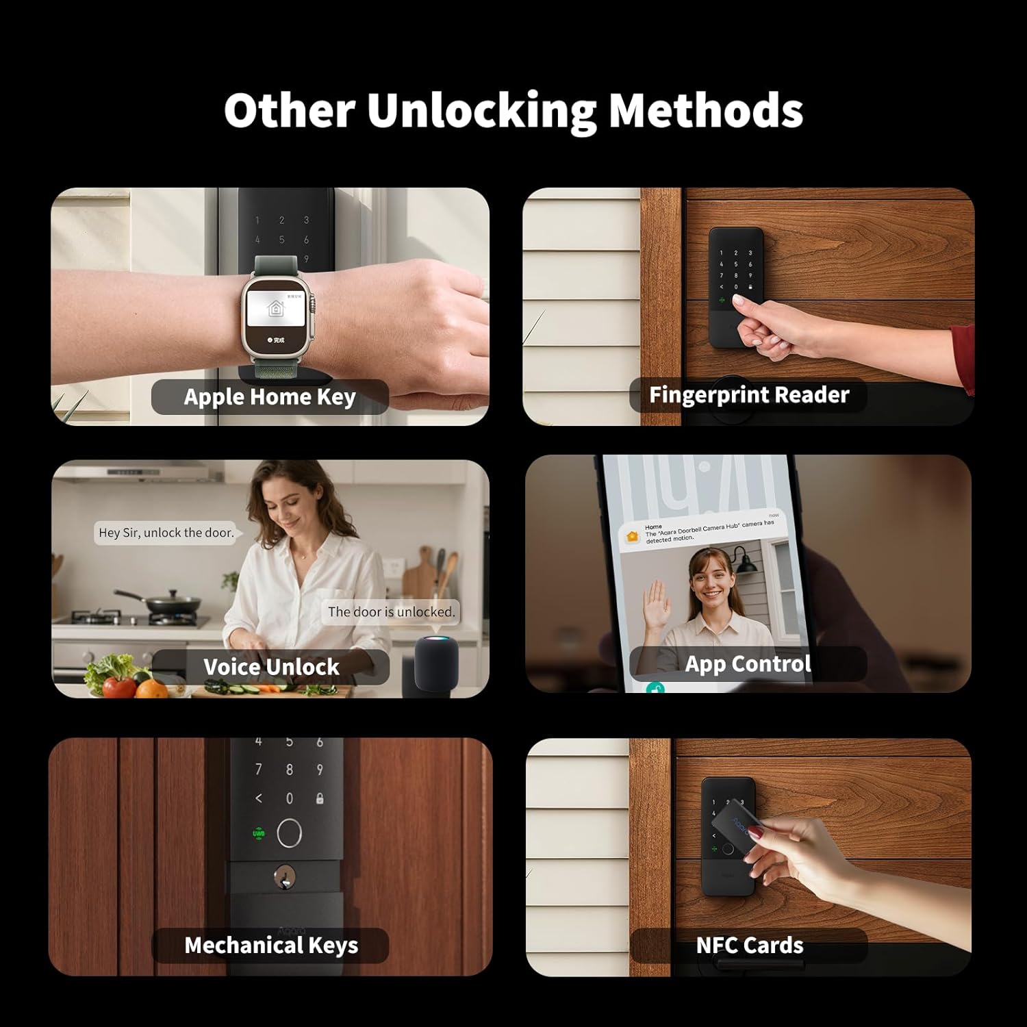 Smart Door Lock · UWB hands-free unlock · U400