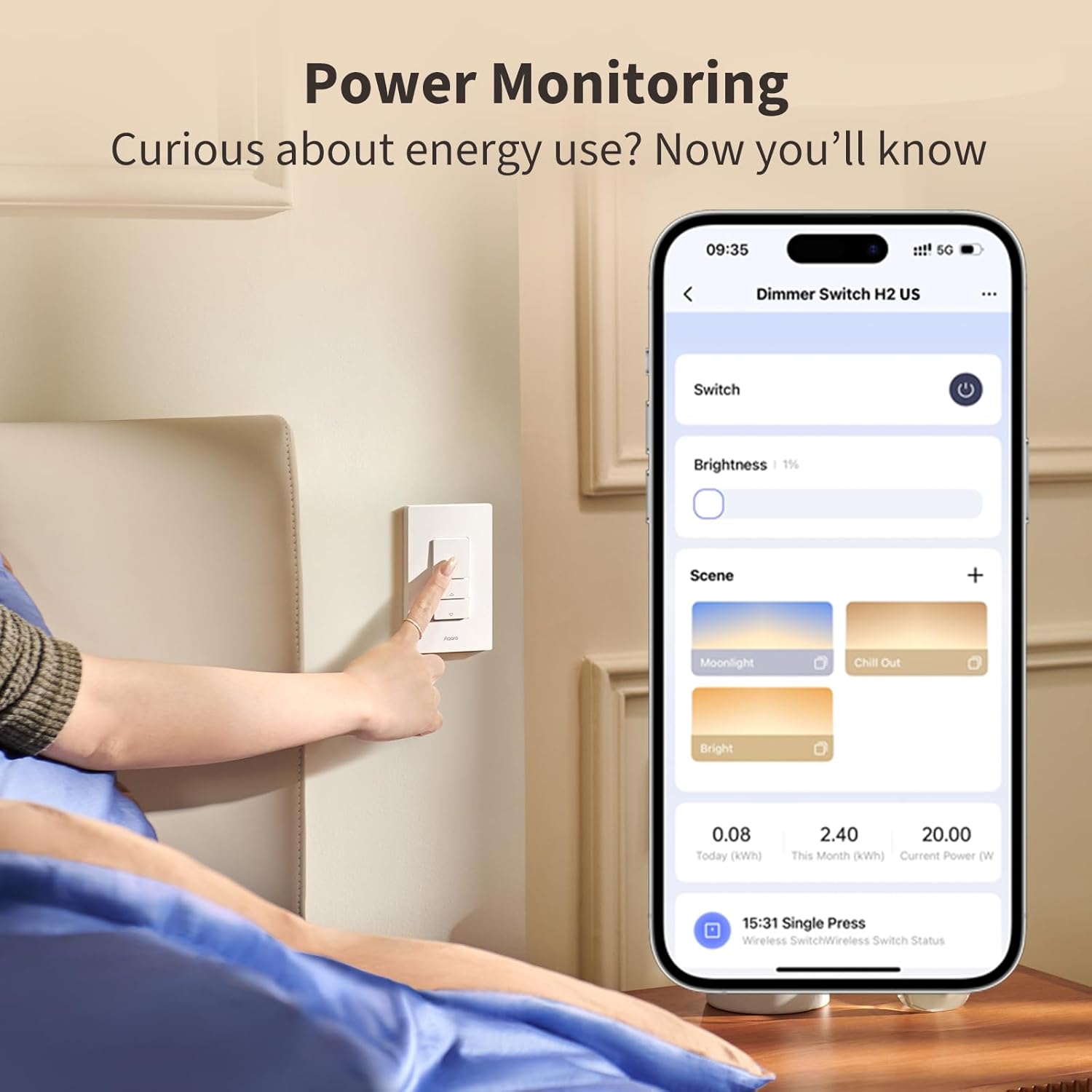 Smart Light Switch · Dimmer · H2 US