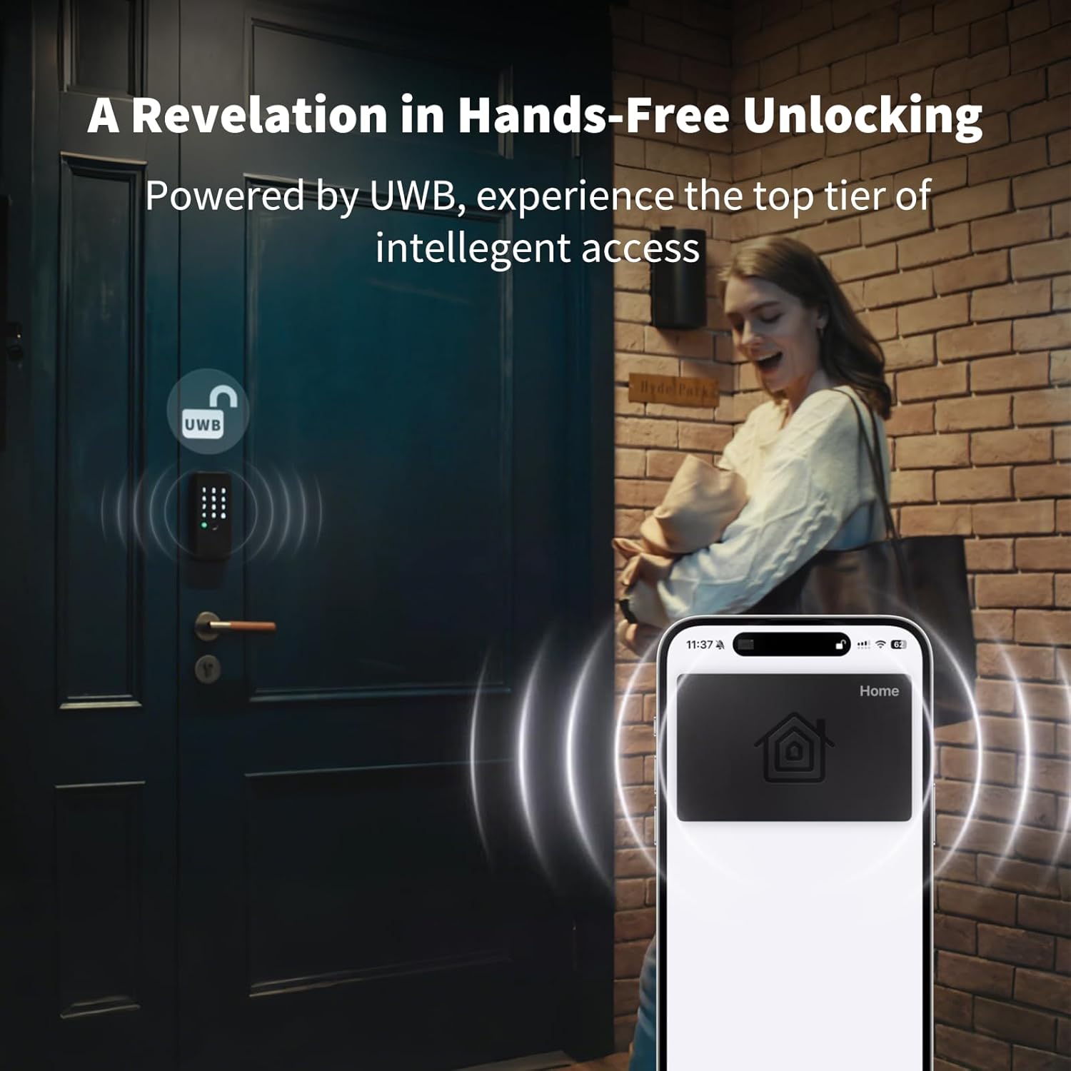 Smart Door Lock · UWB hands-free unlock · U400