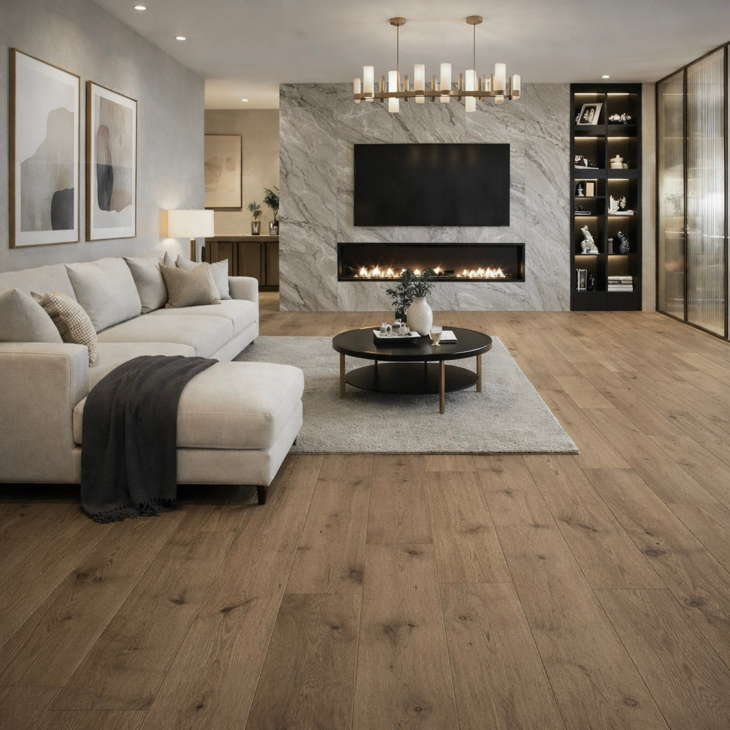 European White Oak · Toffee Crunch