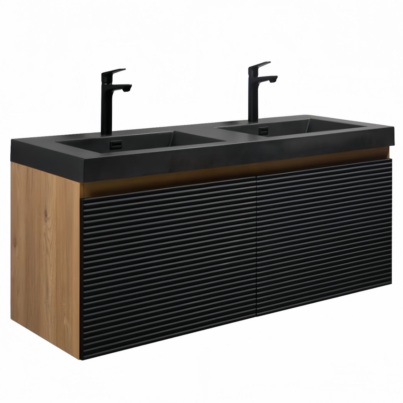 Double Floating Vanity · NOIRLINE
