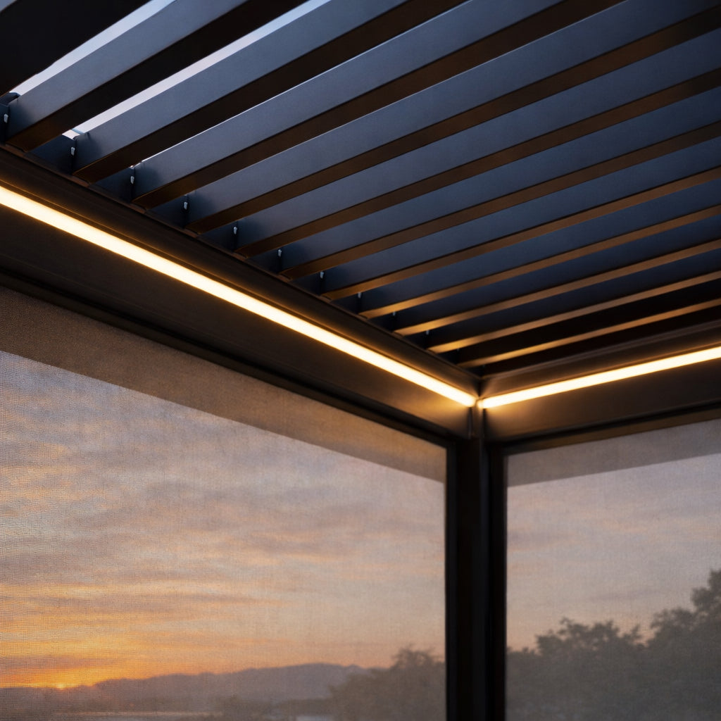 Smart Outdoor Pergola · NOIR