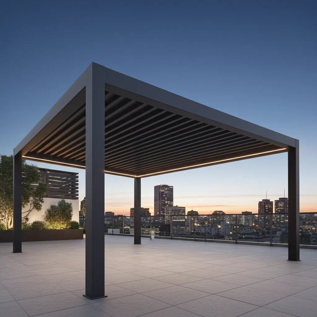 Smart Outdoor Pergola · NOIR
